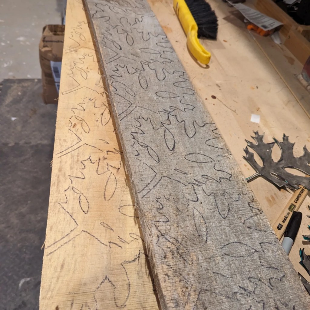 Fall Leaves Progress